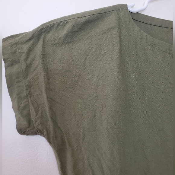 Eileen Fisher Organic Cotton Sheath Dress Size Petite Small - Picture 4 of 9